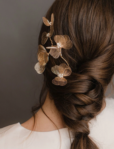 How to Style a Bridal Headpiece